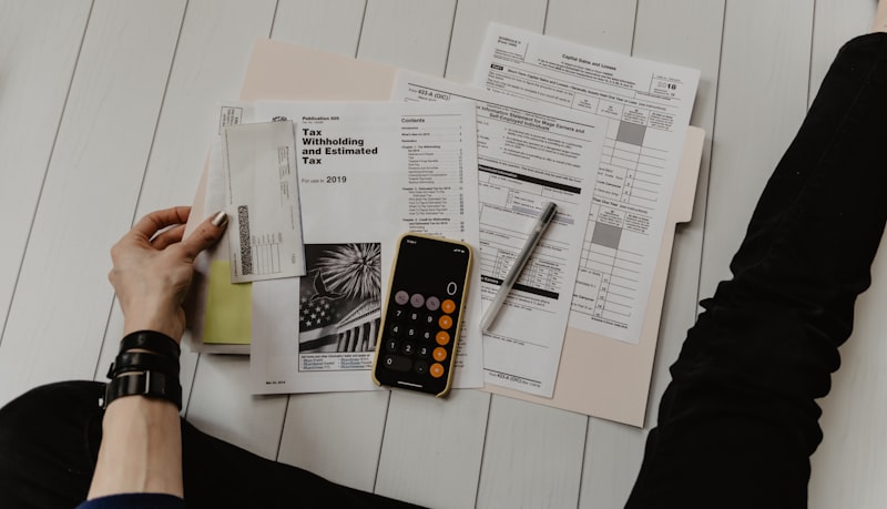 Construction cost estimating with calculator and plans